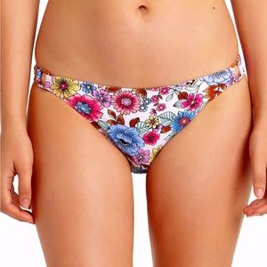 Women's California Waves RASPBERRY Hardware-Side Bikini XL, NWT